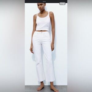 Zara Cropped Flare Jeans